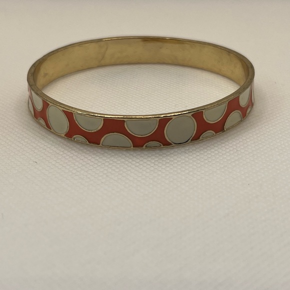 Vintage Bagel - Orange With White Pokadots - Picture 2 of 4